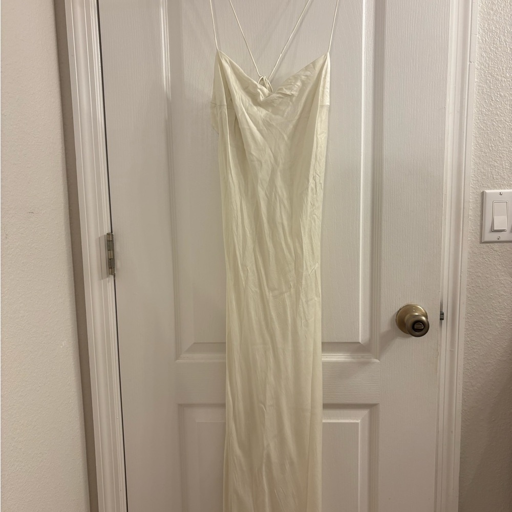 Djerf Avenue Cream Dream Dress